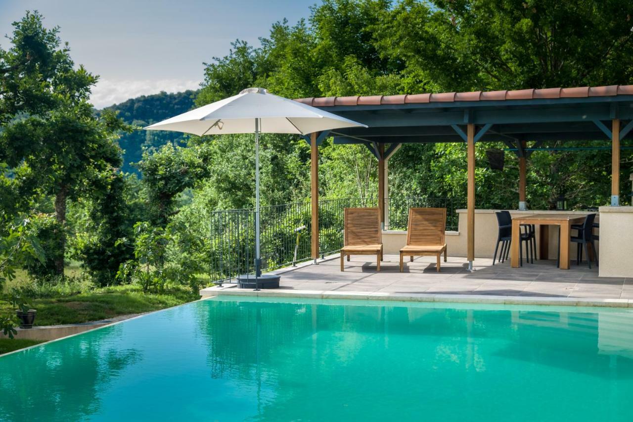 Ferienwohnung Domaine L'Ancien Vignoble Saint-Julien-de-Lampon Exterior foto